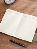 Notebook - Gray buckled journal notebook