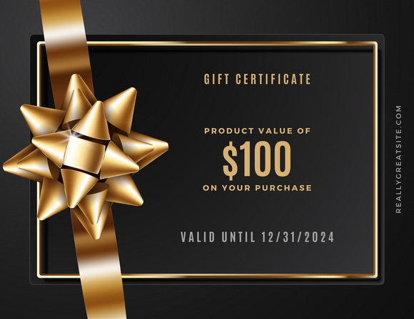 Art Bubbles Gift Certificates $100