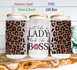 Glass Cup - Act like lady think like boss