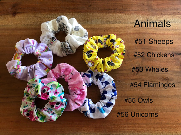 Scrunchies - Scrunchies bundle set in animal designs