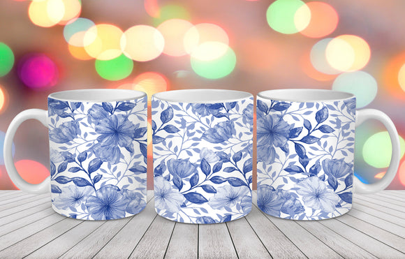 Mug - Blue Floral Mug