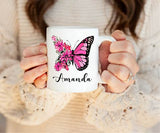 Mug - Flower Butterfly