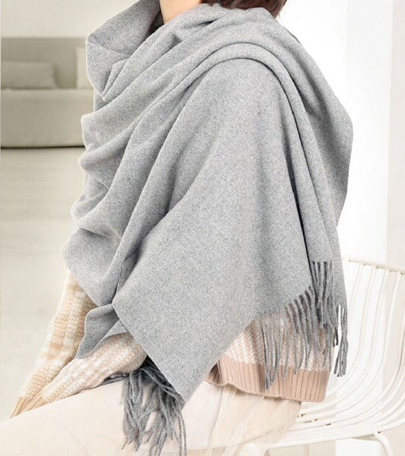 Scarves - Gray color scarf