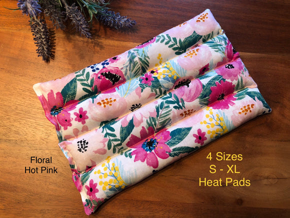 Heat Pad - Floral Hot Pink
