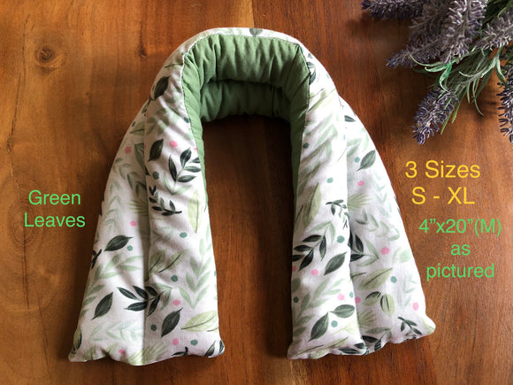 Neck Wrap - Green Leaves