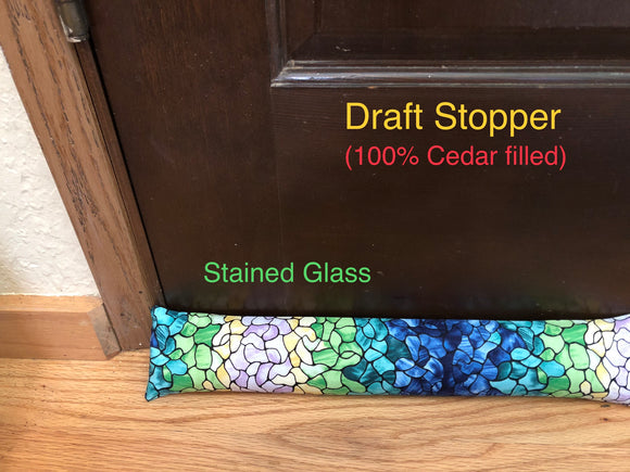 Draft Stopper - Stained Glass