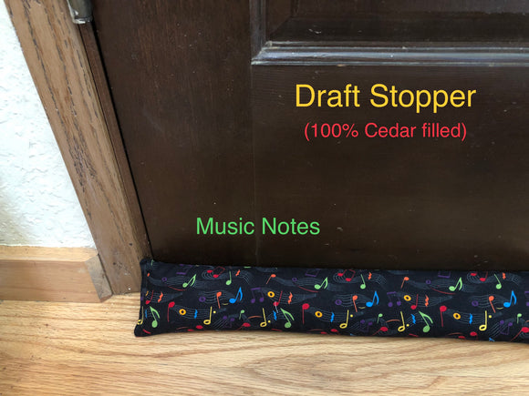 Draft Stopper - Music Notes