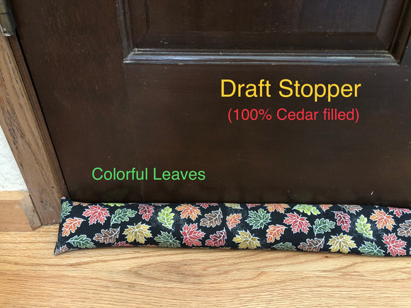 Draft Stopper - Colorful Leaves