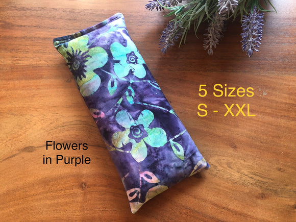 Eye pillow - Flowers in Purple