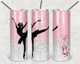 Tumbler - Ballerina dancer pink cup