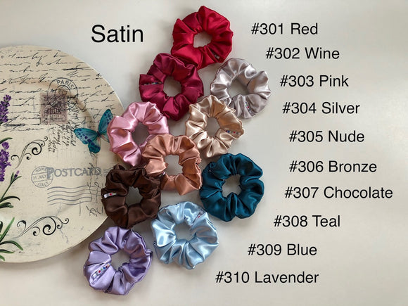 Scrunchies - Scrunchies bundle set in Satin Fabric