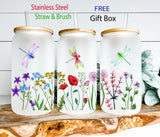 Glass Cup - Dragonfly