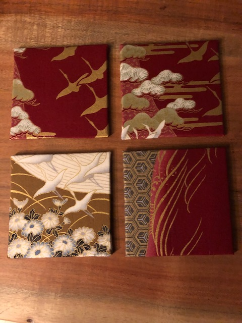 Coasters - Asian Home Coming Birds (set of 4)