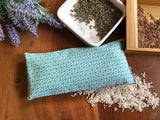 Eye pillow - Geo Mint/Blue