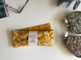Eye Pillow & Neck Wrap Set - Floral Mustard (2pcs)