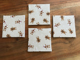 Coasters - Christmas Gingerbread Man (set of 4)
