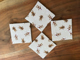 Coasters - Christmas Gingerbread Man (set of 4)