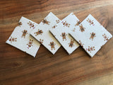 Coasters - Christmas Gingerbread Man (set of 4)