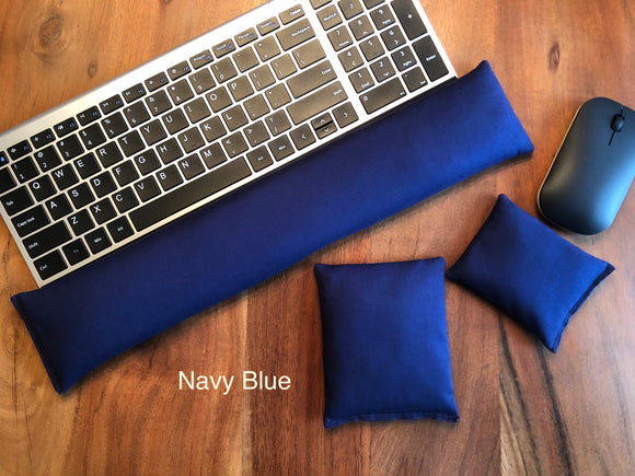 Keyboard Rest, Mouse & Elbow Set - Navy Blue (3pcs)