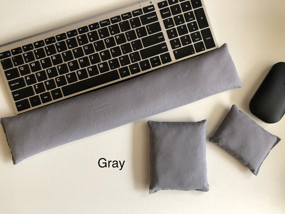 Keyboard Rest, Mouse & Elbow Set - Gray (3pcs)