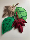 Ornaments - Maples & Green Leaves (set of 4)