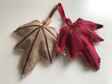 Ornaments - Maples & Green Leaves (set of 4)
