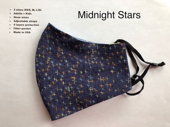 Face Mask - Midnight Stars