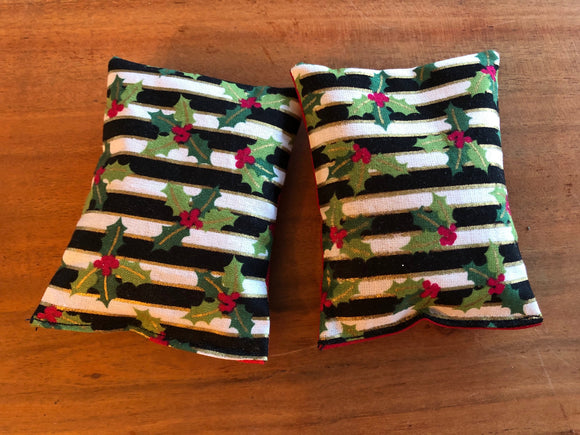 Hand Warmers - Holly in B/W Stripes 2pcs