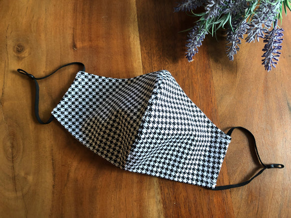 Face Mask - Plaid #8 Houndstooth