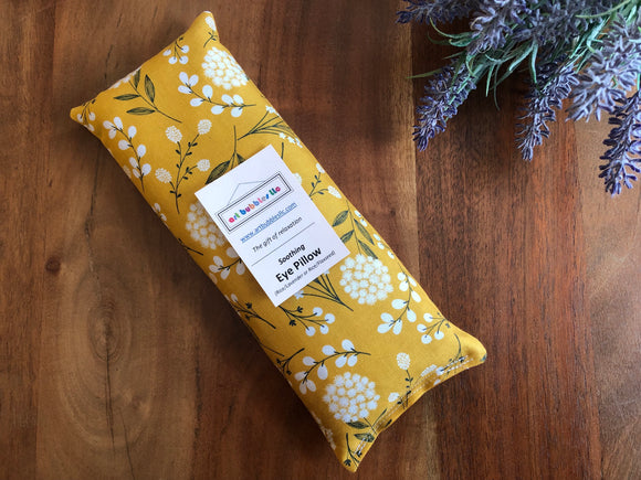 Eye pillow - Floral Mustard